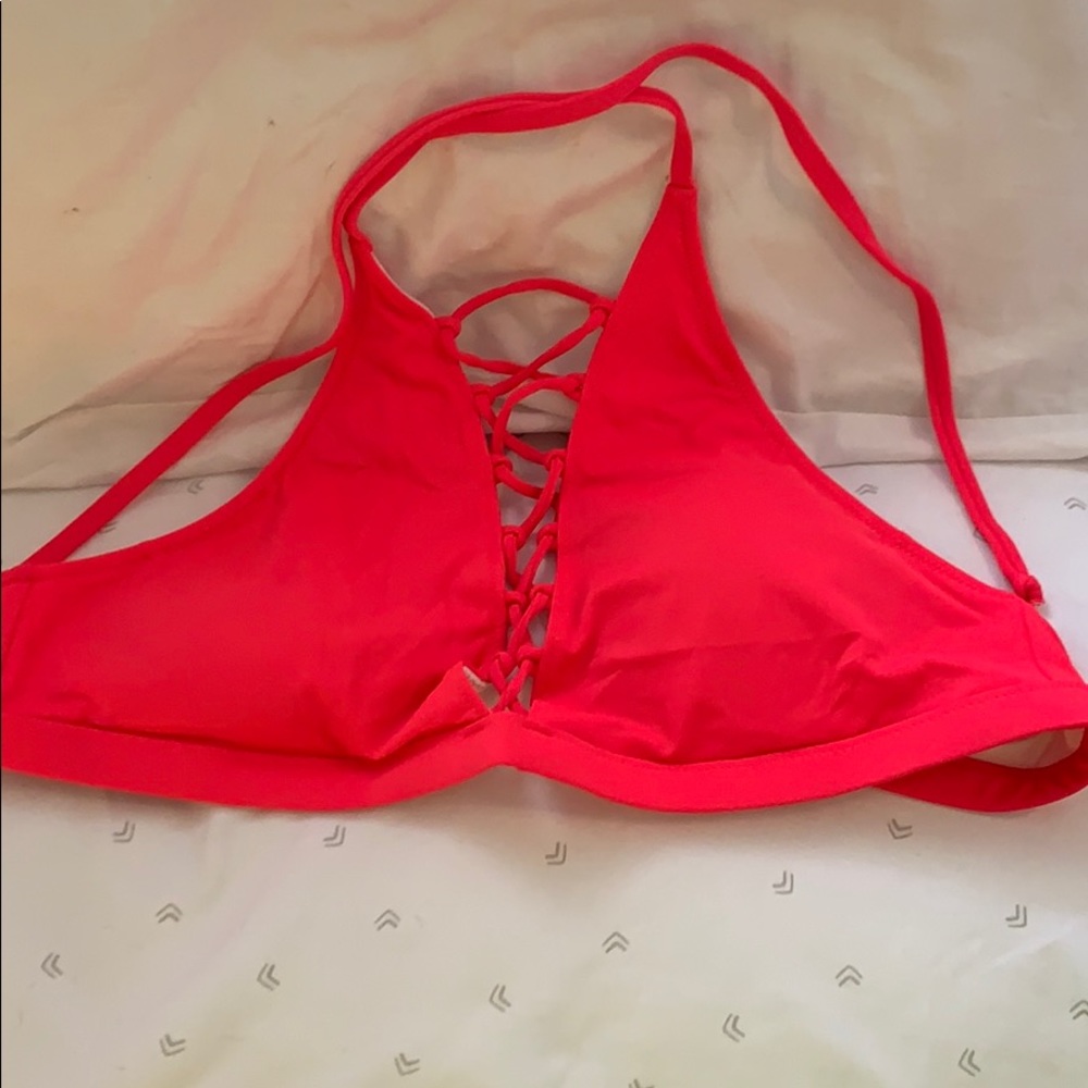 PINK bathing suit top